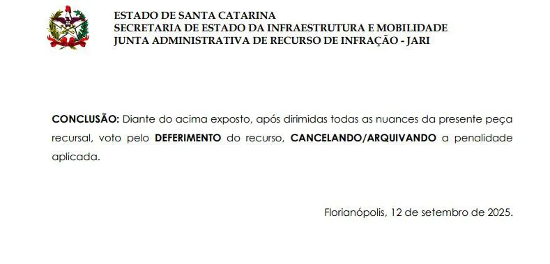 Recurso Deferido Em Recusa Ao Bafometro